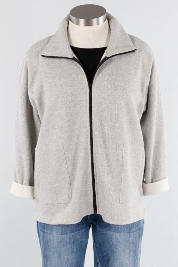 Zippy Jacket - Pebble Heather