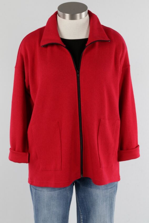 Zippy Jacket - Cherry