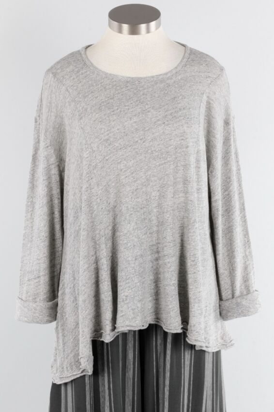 R Pullover - Heather Grey