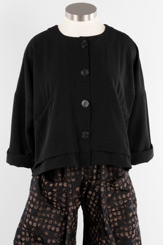 Folded Jacket - Black