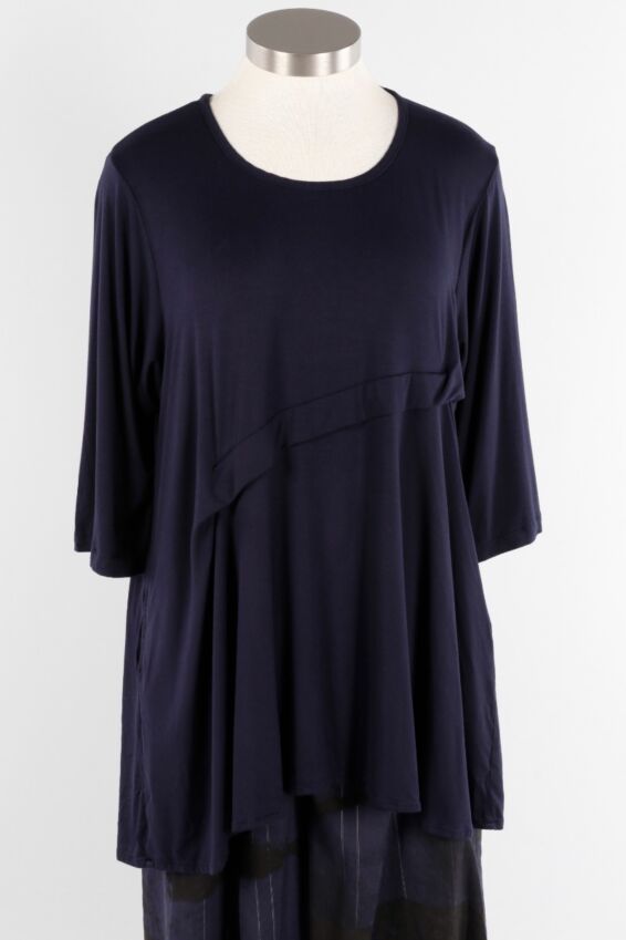 Folded Pullover - Navy