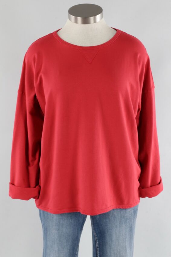 Stretch Terry Sweatshirt - Firefly
