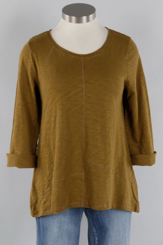 Pieced Tunic - Moss
