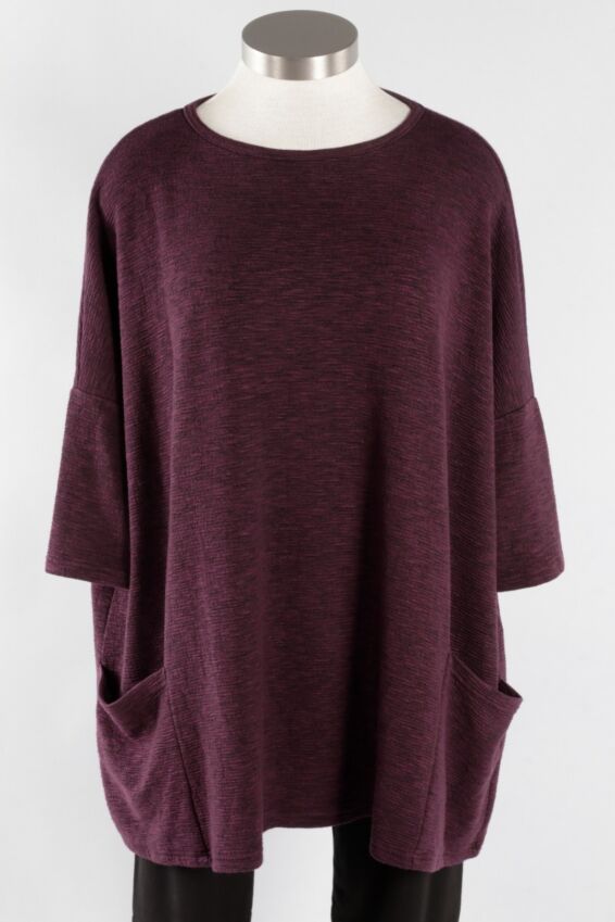 Osize Pullover - Plumeria