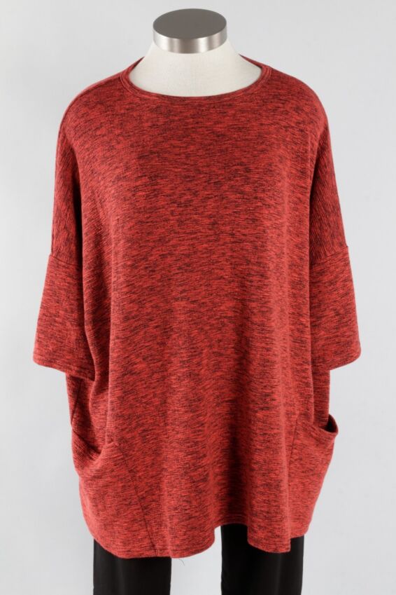 Osize Pullover - Chili
