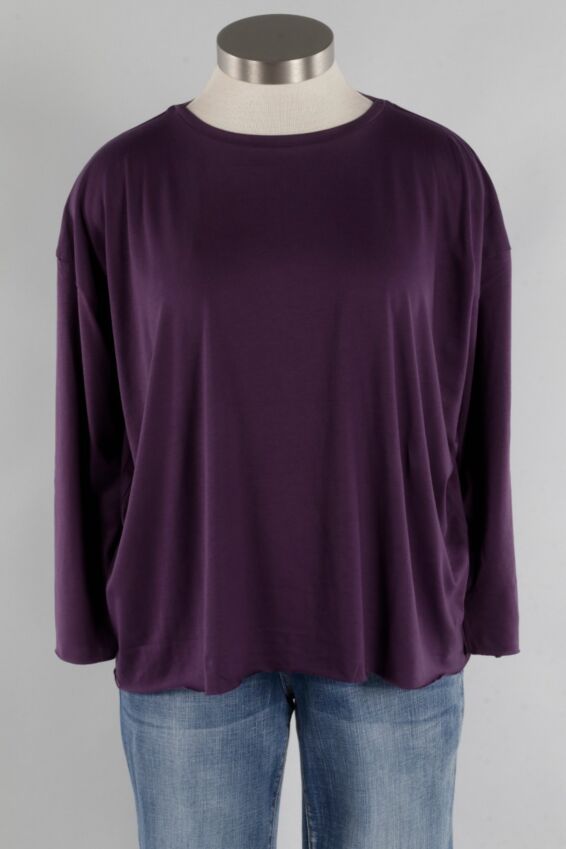 Boxy Tee - Blackberry