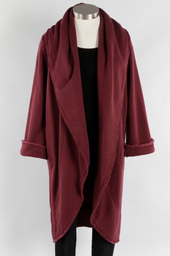 Wrap Coat - Lambrusco