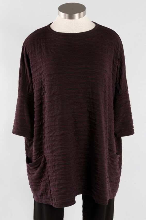 Osize Pullover - Plumeria Texture