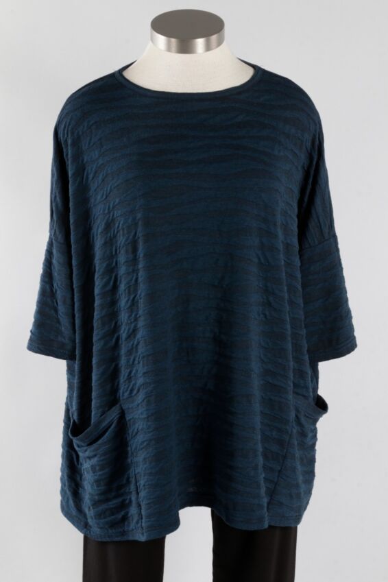 Osize Pullover - Deep Sea Texture