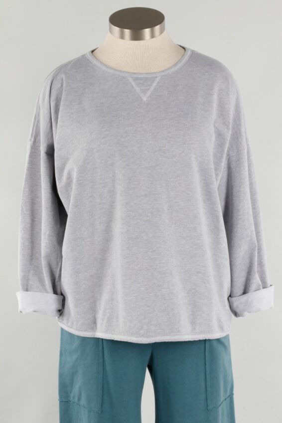 Stretch Terry Sweatshirt - Heather