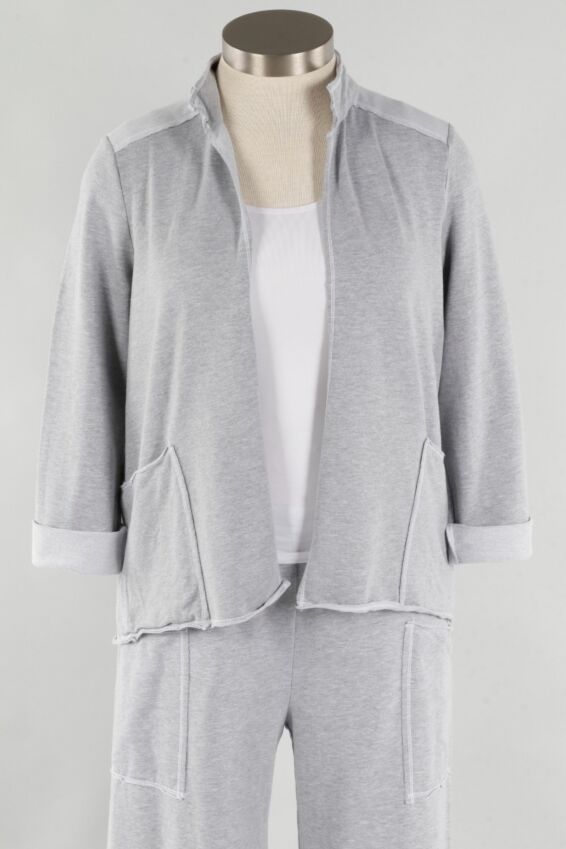 Raw Edge Jacket - Heather