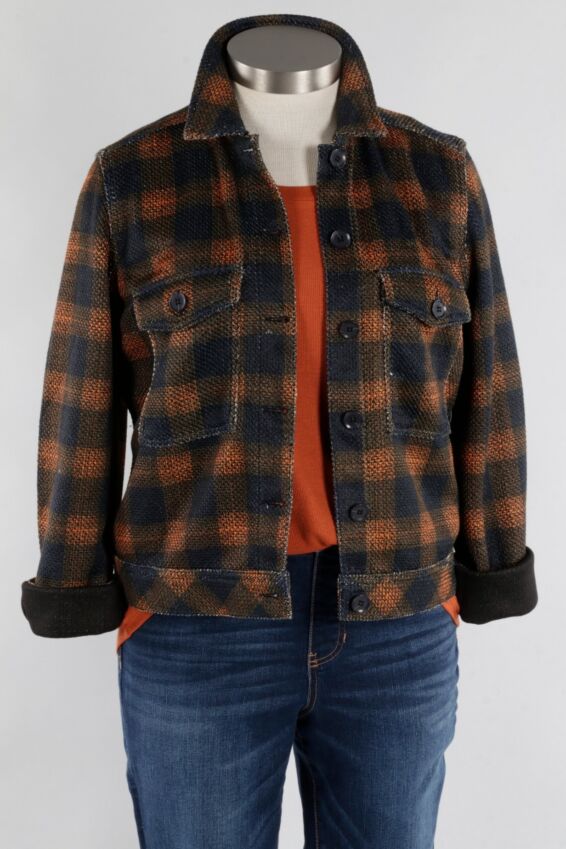 Patch Pocket Jacket - Plaid