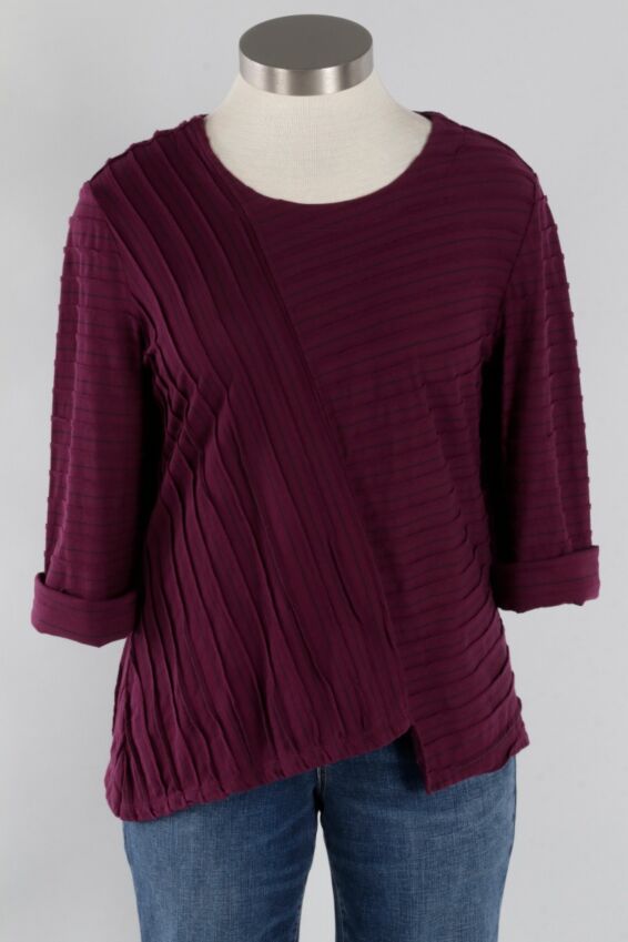 Mixed Pullover - Port