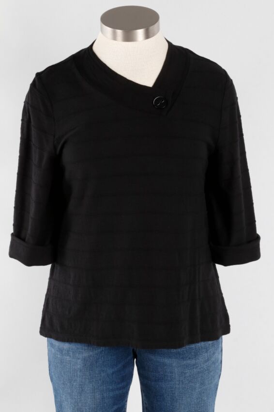 Crossover V Tee - Black