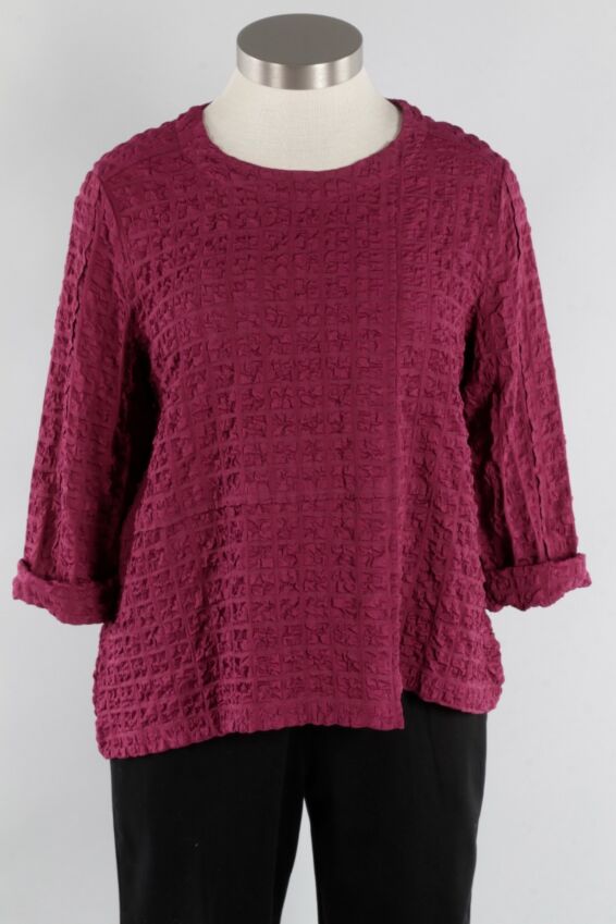 Seamed Pullover - Beet