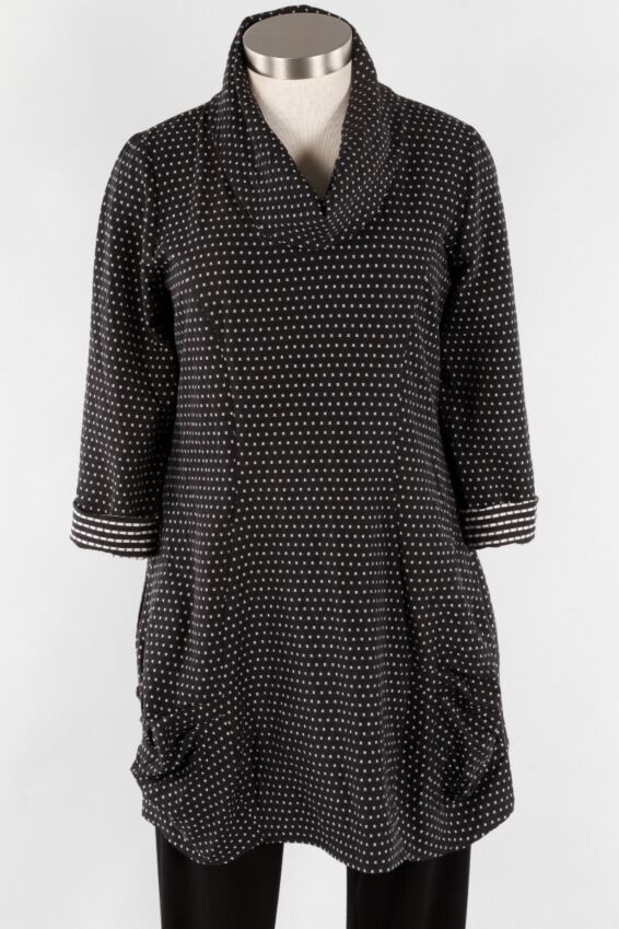 Rush Hour Tunic - Black & White