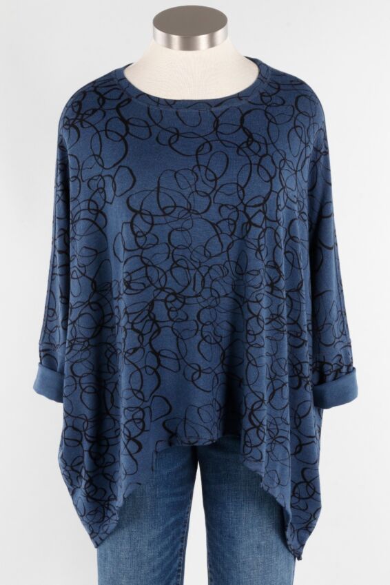 Dolman Pullover - Teal