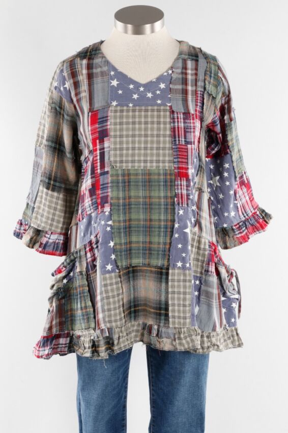 Patchwork Tunic - Multi Color