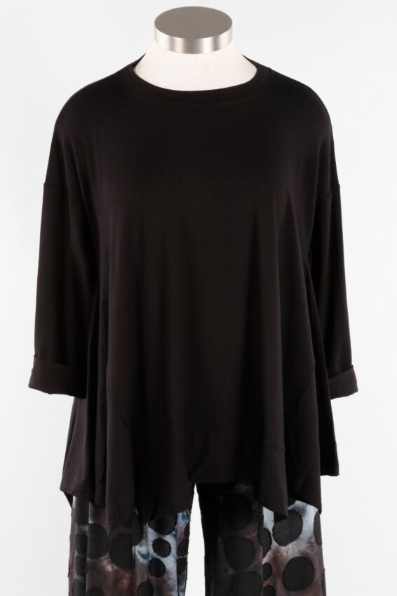 Draped Tunic - Black