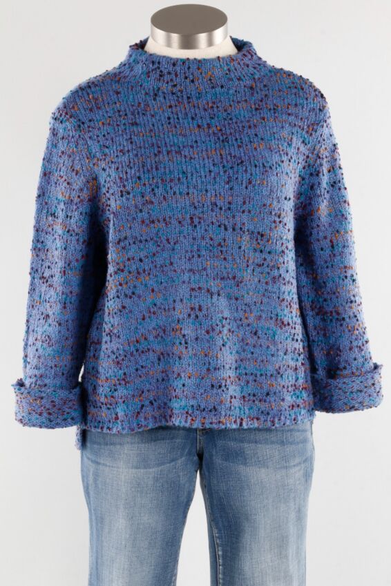 Funnel Pullover - indigo