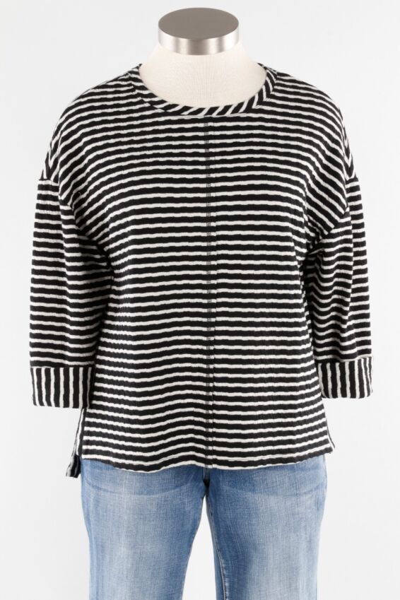 Striped Pullover - Stone