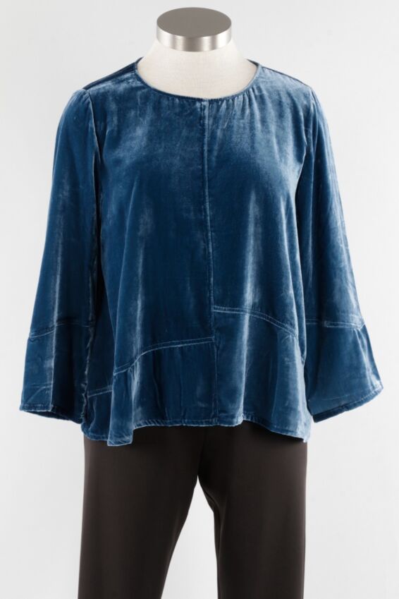 Pieced Pullover - Spruce 