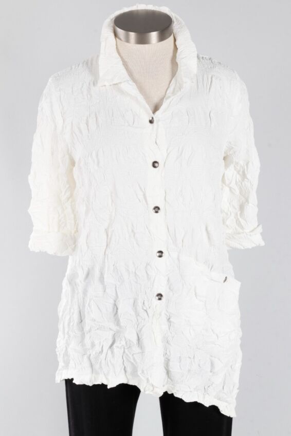 Adalee Shirt Plus - White