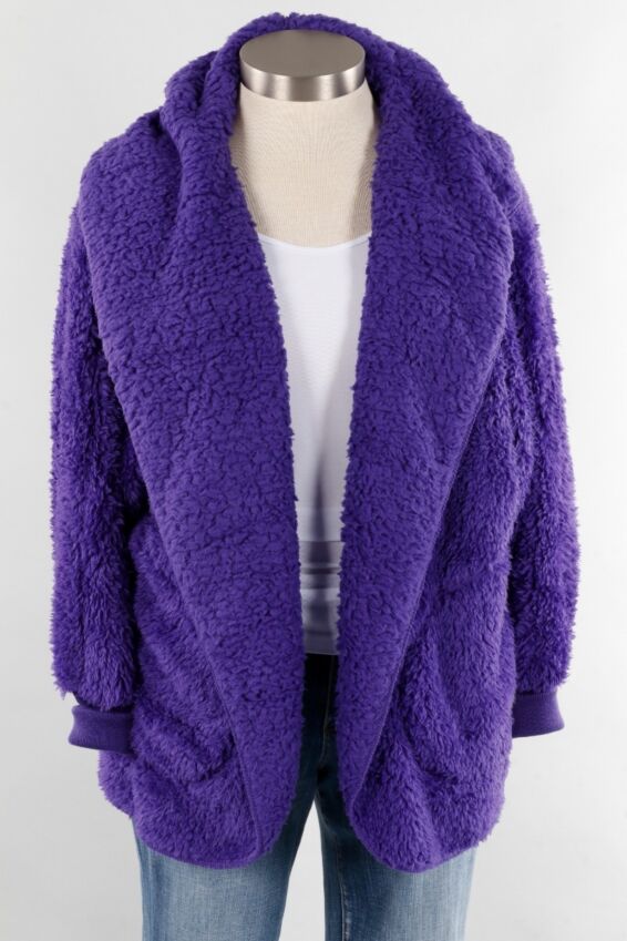 Hooded Wrap - Violet