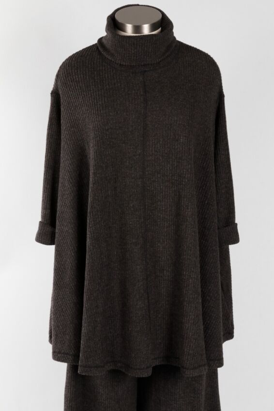 Mock Turtleneck - Black