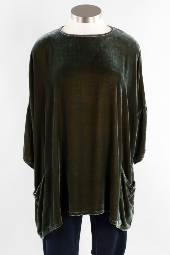 O Size Pullover - Tarragon