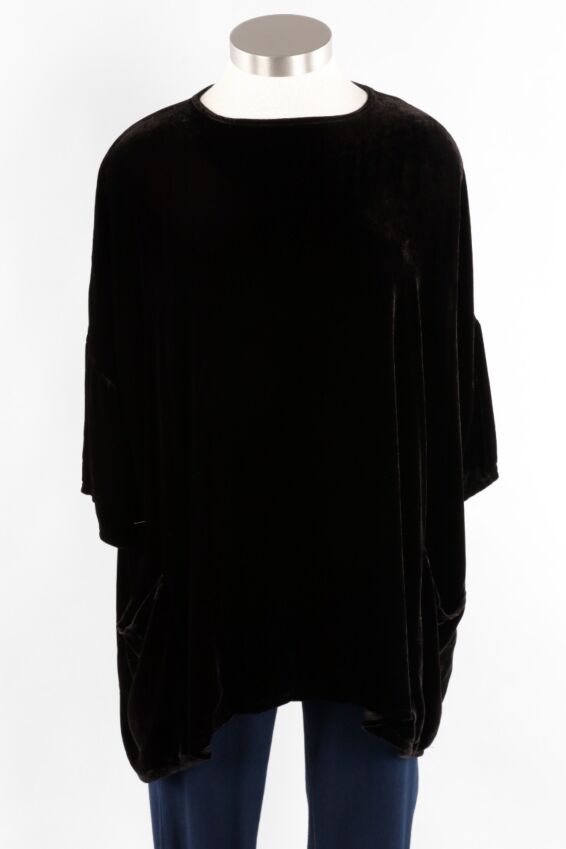 O Size Pullover - Black 