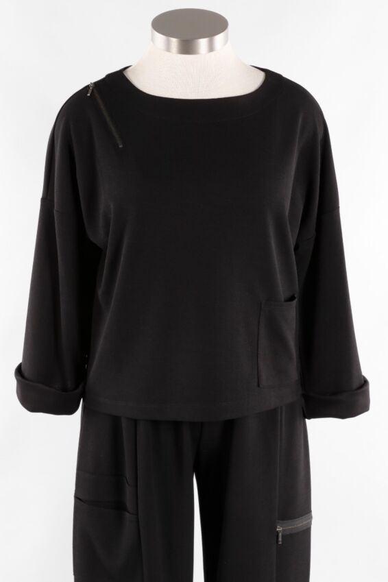 Hailee Top Plus - Black