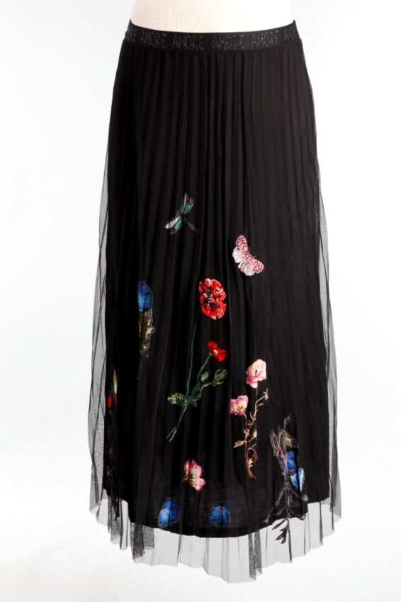 Double Layer Skirt - Black