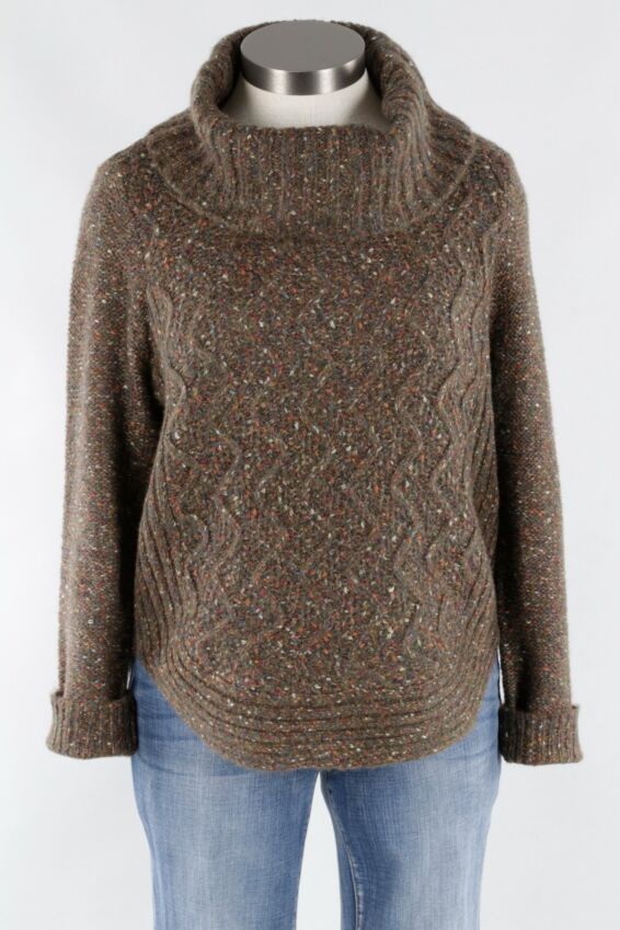Cable Knit Sweater - Olive