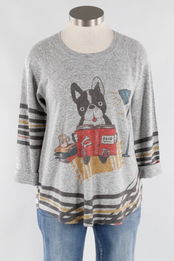 Raglan Sleeve Top - Reading Time