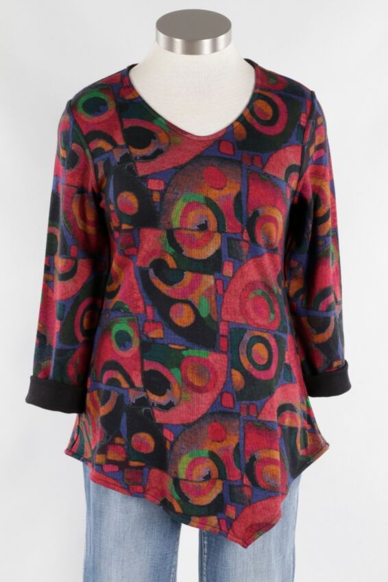 Reversible Tunic Plus - Bella Print
