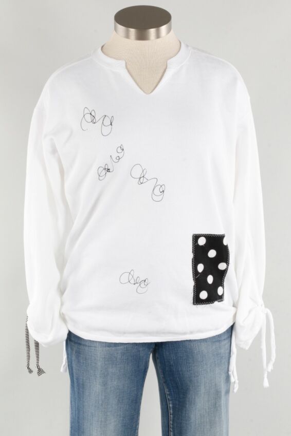 One Pocket Pullover - White