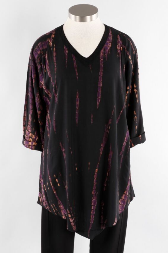 Anger Blouse - Eggplant