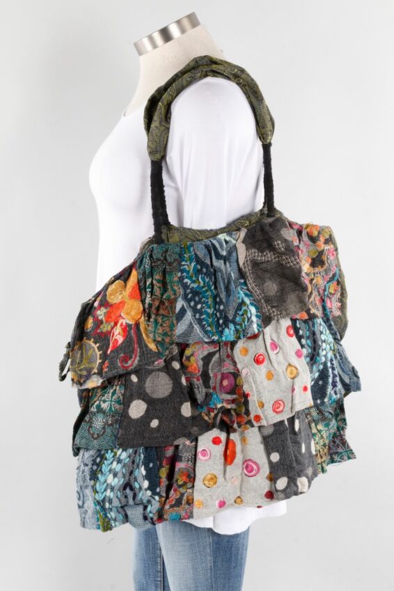 Ruffled Tote - Multi
