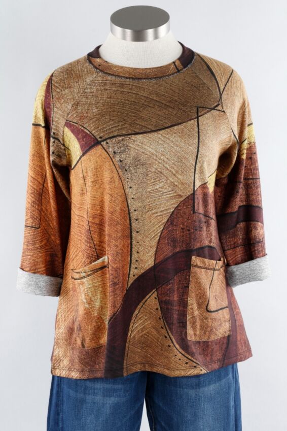 Patch Pocket Tunic Plus - Maya
