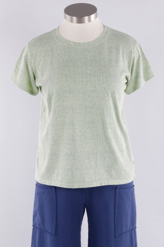 Relax Tee Plus - Limeade Tropez Stripe