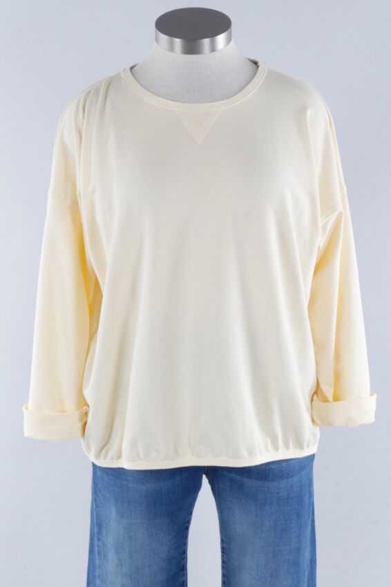 Stretch Terry Sweatshirt - Buttercup