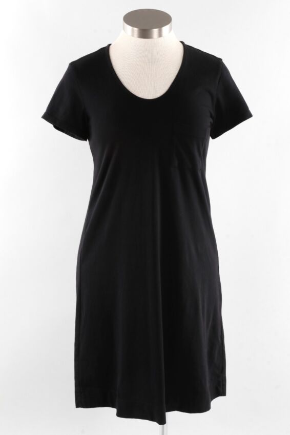 Pocket T Dress Plus - Black