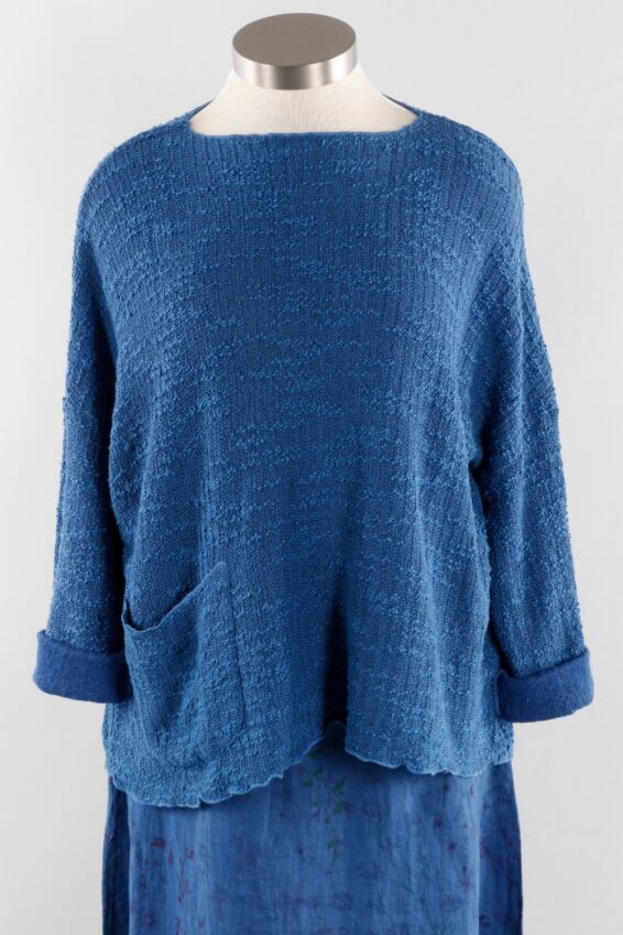 Osize Pocket Pullover - Atlantic