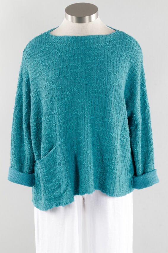 Osize Pocket Pullover - Bahama