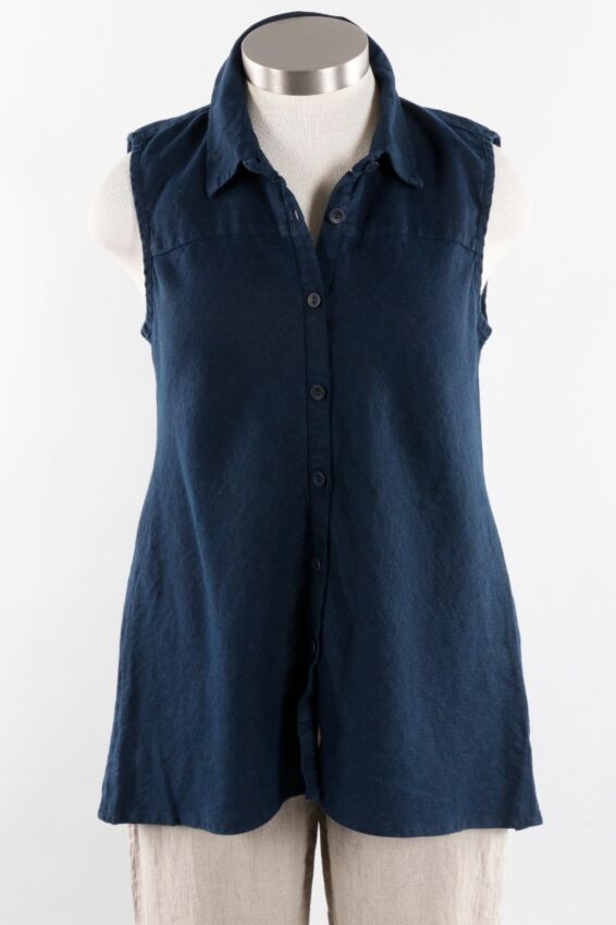 Skyline Blouse Plus - Midnight