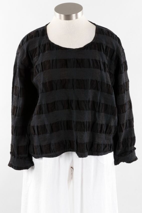 Cropped Pullover Plus - Black