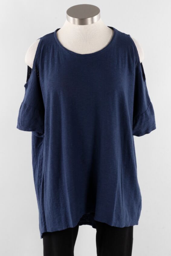 Cold Shoulder Tunic - Nightsky