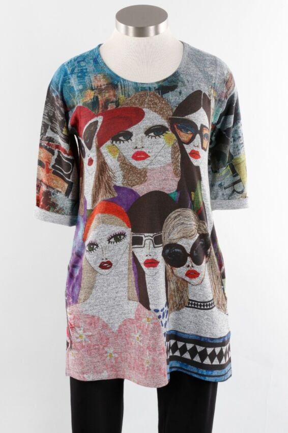 3/4 Sleeve Tunic - Senoritas