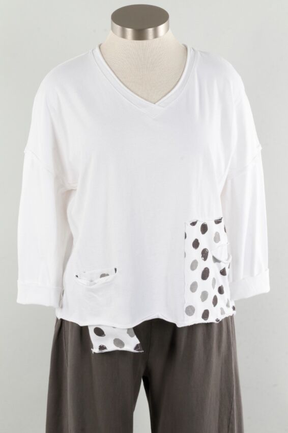 Multi Media Top - White
